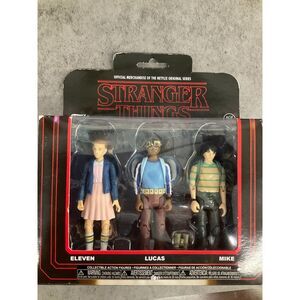 Funko Stranger things 3 piece set Eleven Lucas Mike In box